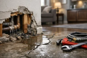 Signs of Slab Leak Damage You Should Not Ignore