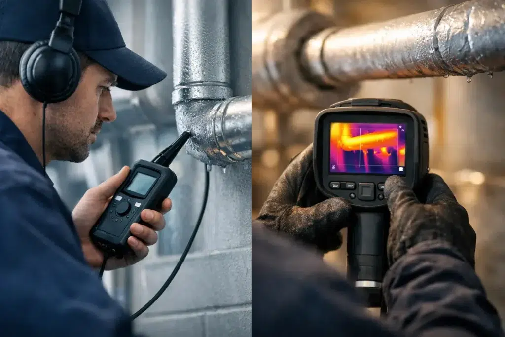 Acoustic Versus Thermal Leak Detection Explained
